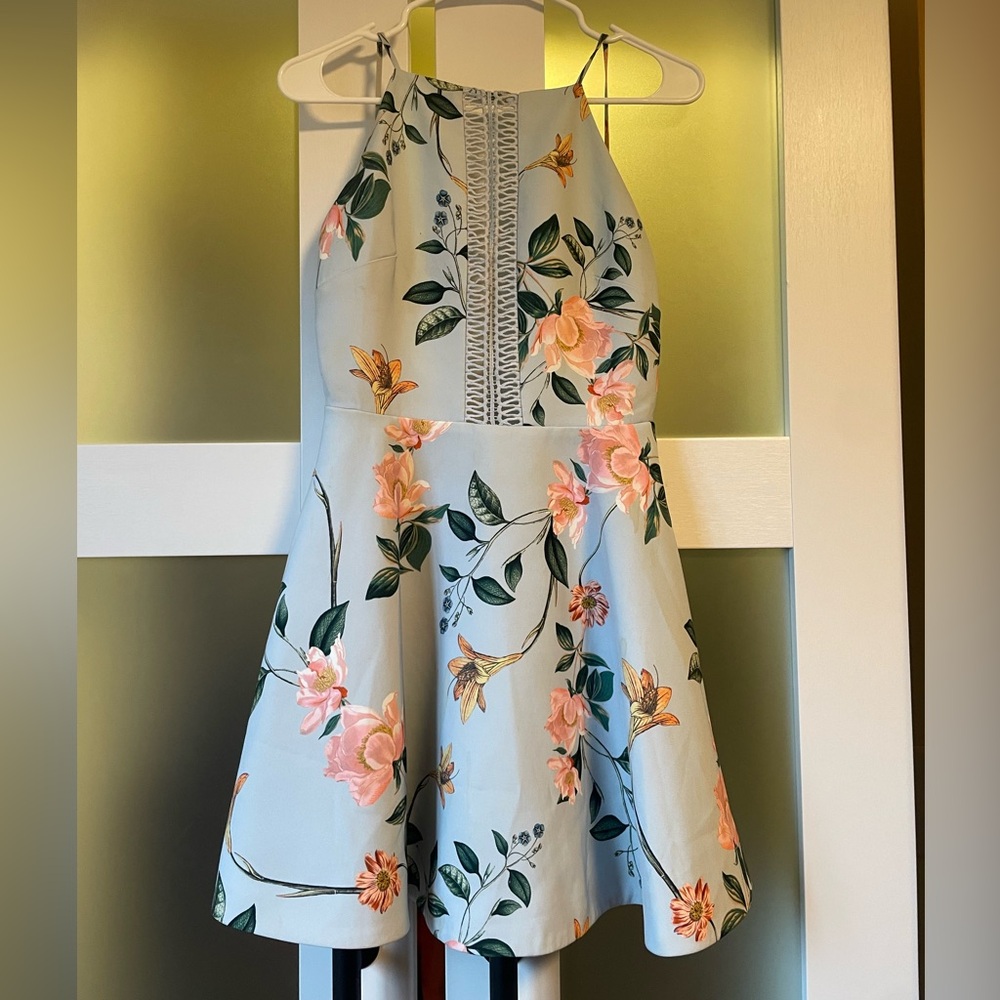 NWT Blue Floral Dress